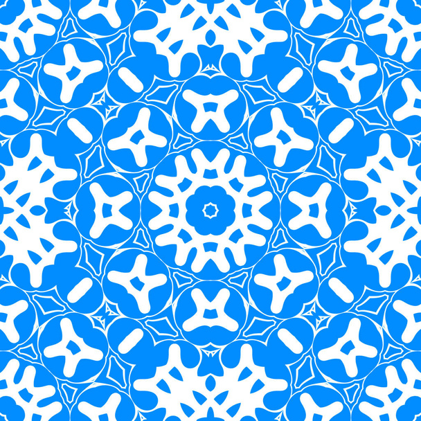 синий и белый абстрактный декоративный фон
 - Фото, изображение