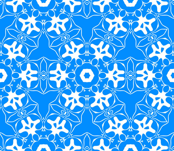 fondo ornamental abstracto azul y blanco
 - Foto, Imagen