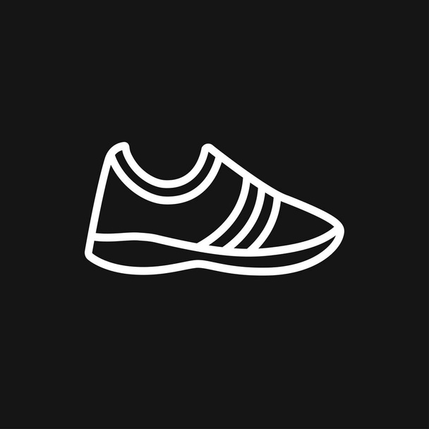 Spor ayakkabı simge vektör işareti simgesi tasarım için - Vektör, Görsel