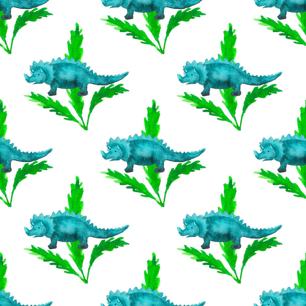 Seamless pattern with dinosaurs - Valokuva, kuva