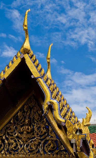 thailändischer buddhistischer Tempel wat phra kaeo - Foto, Bild