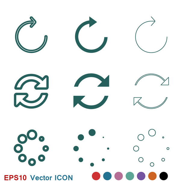 Обновить символ вектора значка для дизайна
 - Вектор,изображение