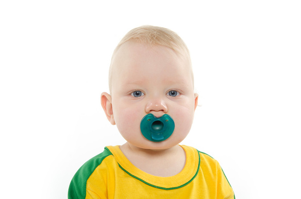 Baby boy with pacifier - Zdjęcie, obraz