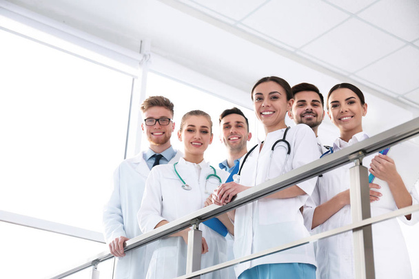 Group of medical doctors indoors. Unity concept - Photo, image