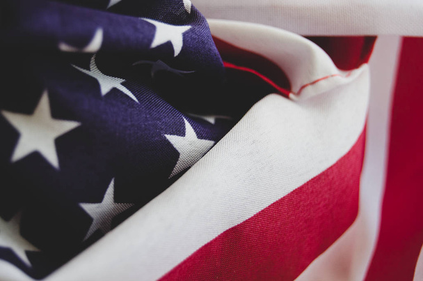 uzavření vlajky USA-pamětní den - Fotografie, Obrázek