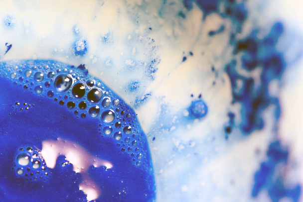 Blue Soap Foam Toxic Bubbles - Photo, Image