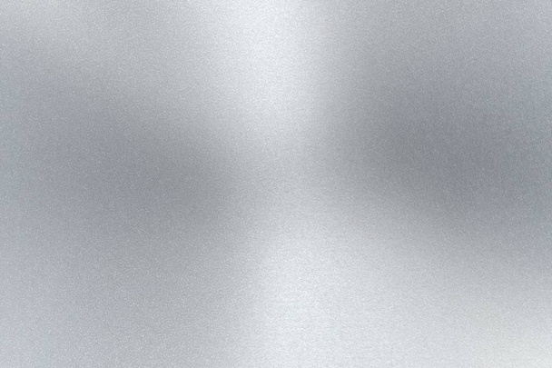 Brushed silver metal sheet, abstract texture background - Photo, Image