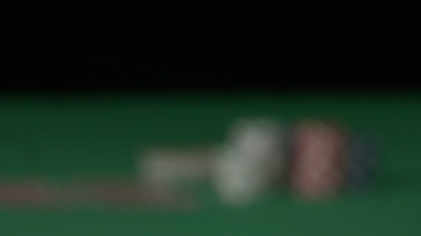 Una mano de póquer "escalera real
" - Metraje, vídeo