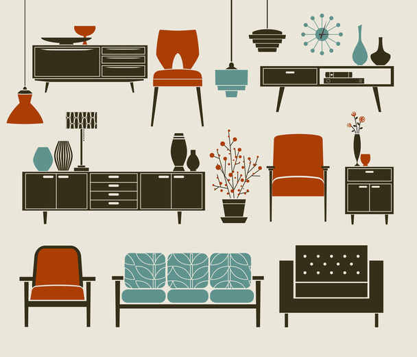 Muebles y accesorios para el hogar
 - Vector, Imagen