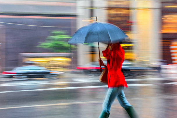 rainy day motion blur - Foto, Imagen