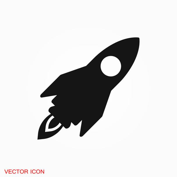 Symbole vectoriel d'illustration d'icône de fusée pour la conception
 - Vecteur, image