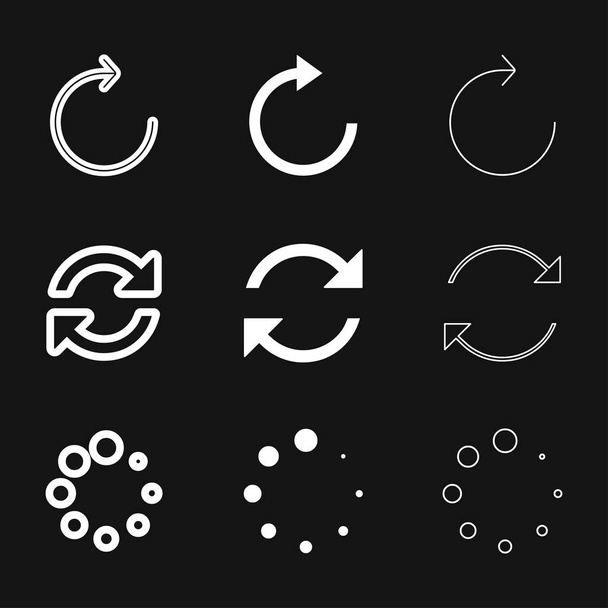 Vernieuwen pictogram vector teken symbool voor ontwerp - Vector, afbeelding