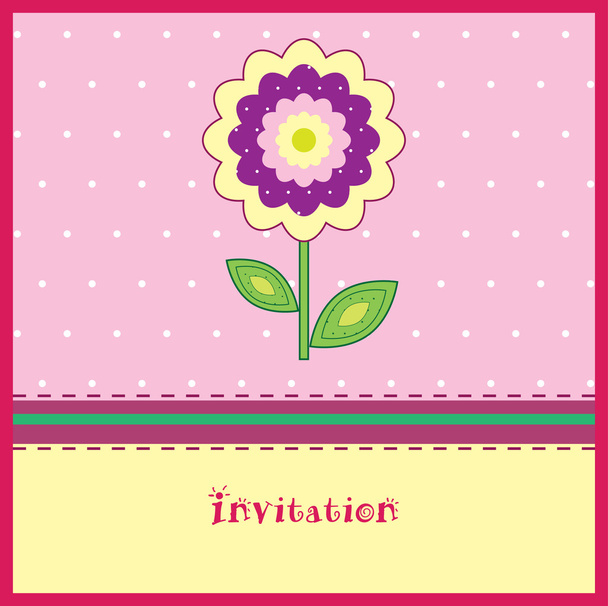 Greeting card. Vector - Vector, Image