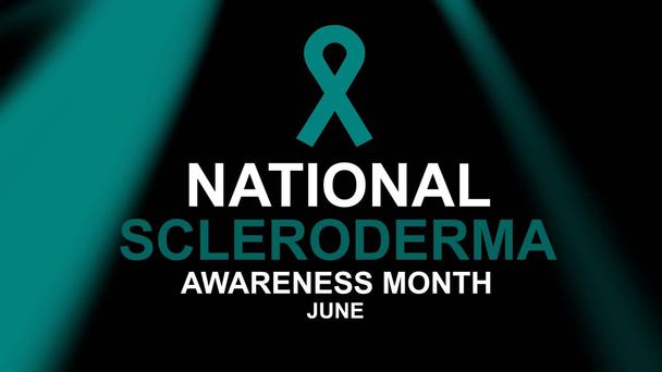 Scleroderma awareness month poster, card, and banner campaign - design illustration. Well-being concept.  - Photo, Image
