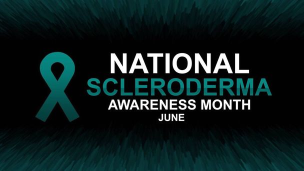 Scleroderma awareness month poster, card, and banner campaign - design illustration. Well-being concept.  - Photo, Image