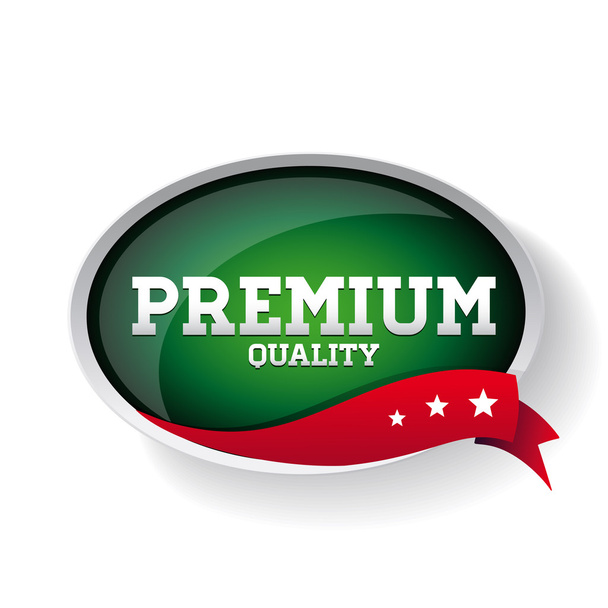 vector premium quality label or button - Vector, Image