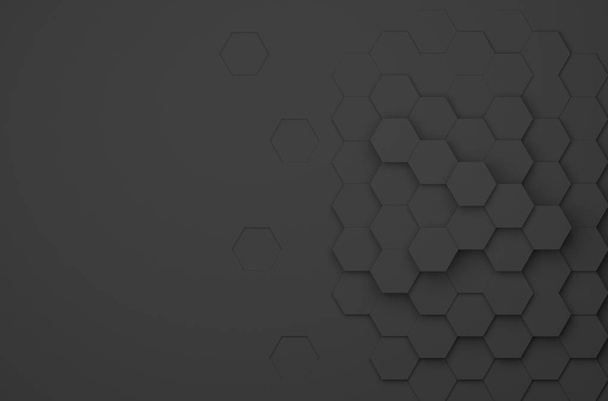 Abstract Hexagon Background - Illustration - Photo, Image