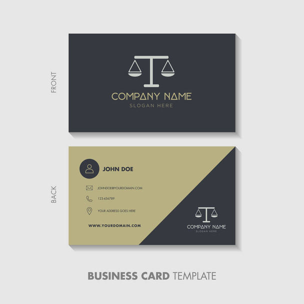 Design von Visitenkarten für Anwälte - Vektor, Bild