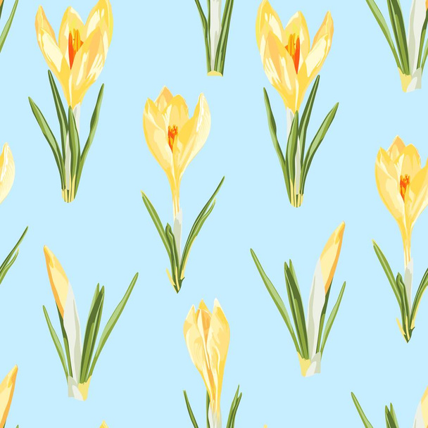 vector illustratie van mooie bloemen patroon achtergrond - Vector, afbeelding