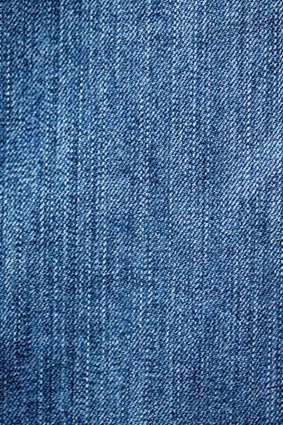 Textura Jeans tela azul, fondo de material de algodón
. - Foto, imagen
