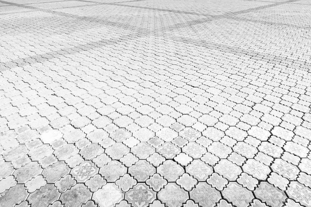 Concrete pavers street background texture. - Photo, Image