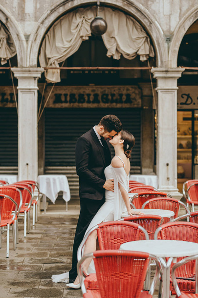 Italienische Hochzeit mitten in Venedig / Venedig - Foto, Bild