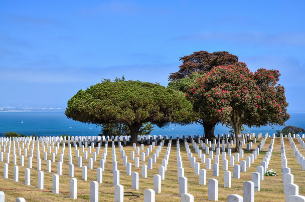 Fort Rosecransin kansallinen hautausmaa Point Lomassa San Diegossa, Cal
 - Valokuva, kuva