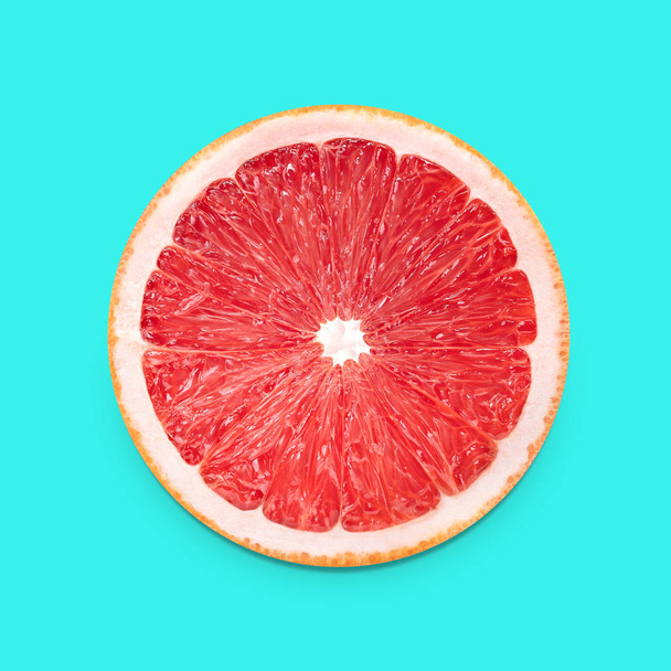 Grapefruit slice fruit - Фото, изображение