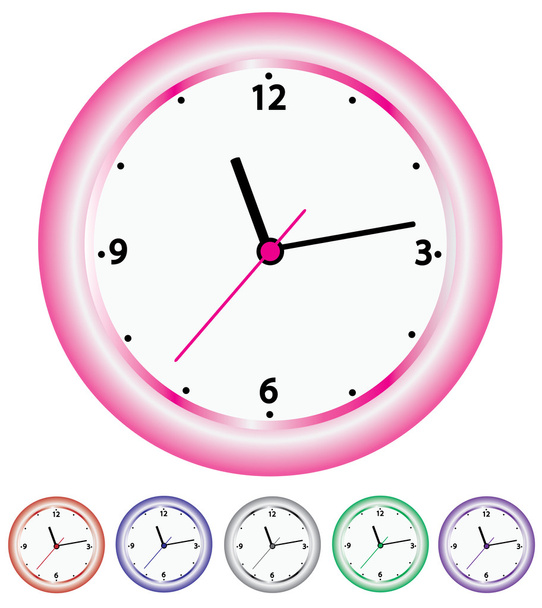 Clock - Vector, imagen
