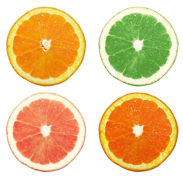 laranjas coloridas
 - Foto, Imagem