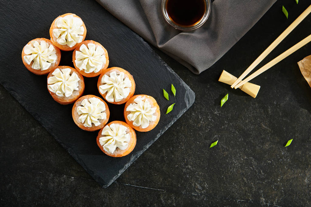Nori Maki Philadelphia Sushi Rolls - Zdjęcie, obraz