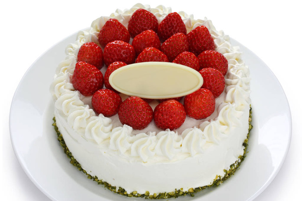 gâteau éponge fraise maison
 - Photo, image