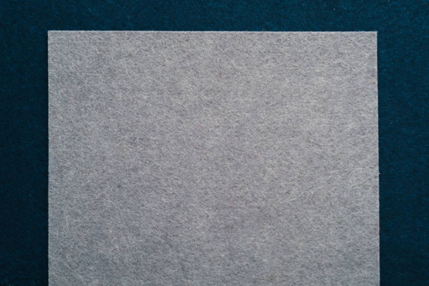 gray teal blue felt texture geometric background - Fotografie, Obrázek