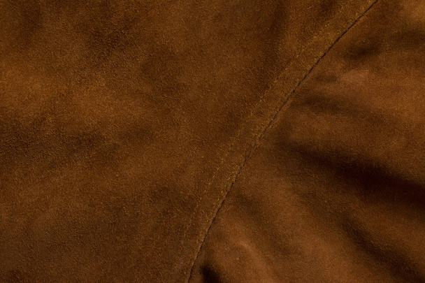 Detalhe da camurça casaco. Fundo de adaptação
 - Foto, Imagem