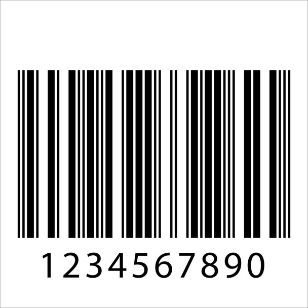 Barcode realistisch icoon. - Vector, afbeelding