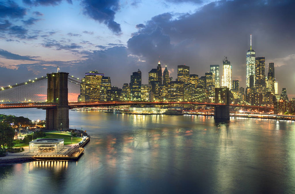 Twilight over a Manhattan. - Photo, Image