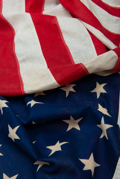 День незалежності, американський прапор, Крупний план, ретро - Фото, зображення