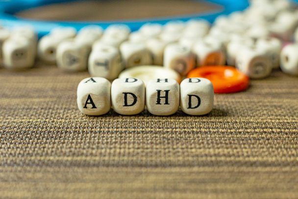 ADHD voor mentale gezondheid bewustzijn concept. - Foto, afbeelding