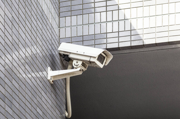 CCTV installed outside the building - Foto, afbeelding