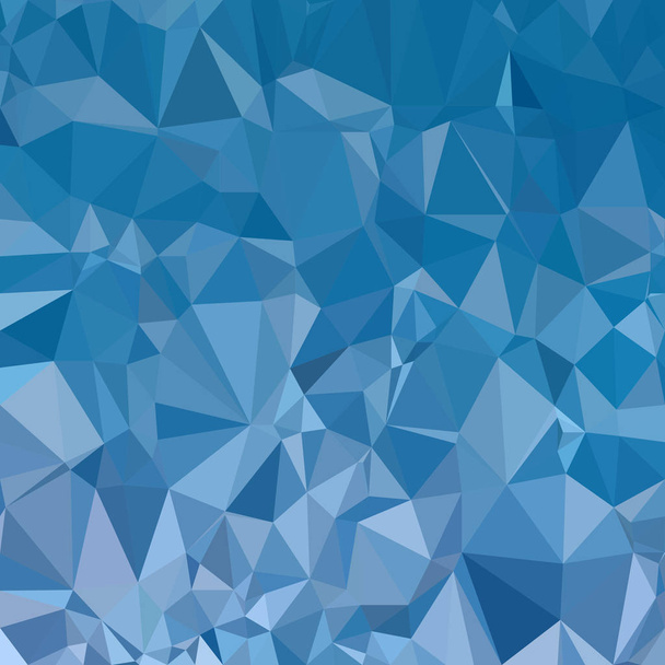 三角形で構成される抽象ポリゴン ブルー グラフィック パターン。ベクトルグラフィック壁紙. - ベクター画像