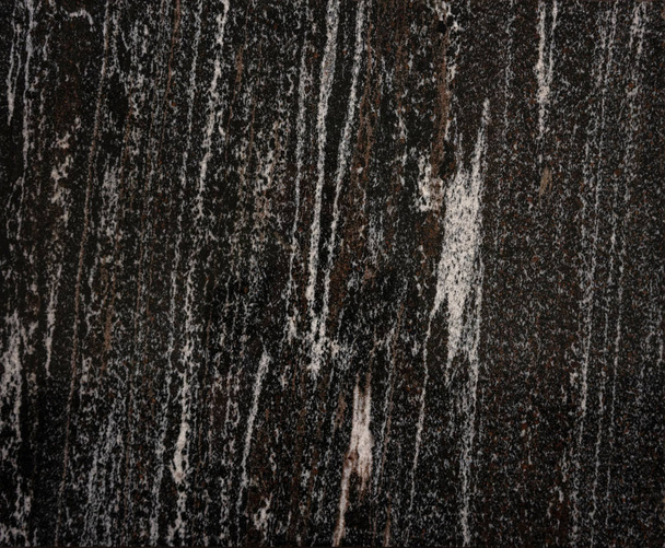 texture of natural black marble with lots of white veins - Foto, Imagem