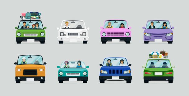 People driving - Vector, Image