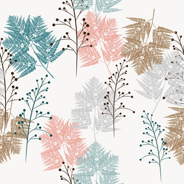vector illustration of beautiful floral pattern background - Vetor, Imagem