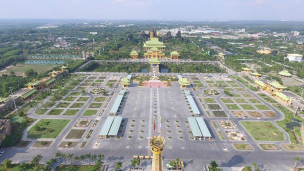 Aerial of Dai nam Wonderland, Prowincja Binh Duong, Wietnam - Zdjęcie, obraz