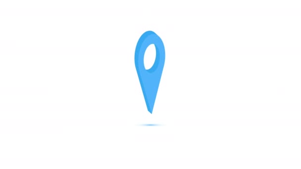 Icono de ubicación pop-up animación
 - Metraje, vídeo