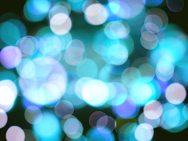 luminoso blu incandescente sfocato rotondo blu luci vibrante sfondo
 - Foto, immagini