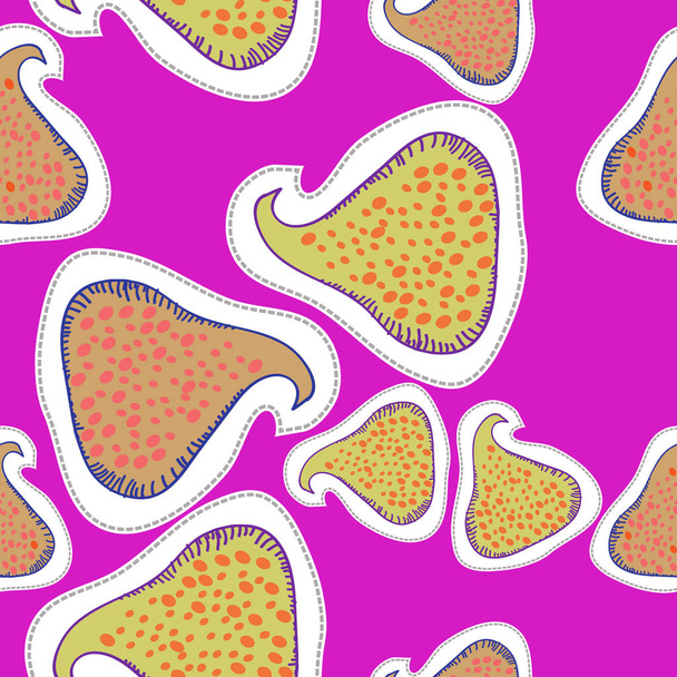 figs seamless pattern vector illustration  - ベクター画像