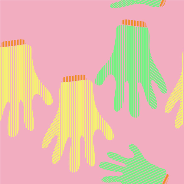 Gloves seamless pattern. Vector illustration - Διάνυσμα, εικόνα