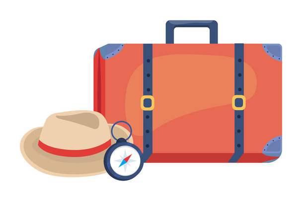Bavul ve seyahat tasarımı - Vektör, Görsel