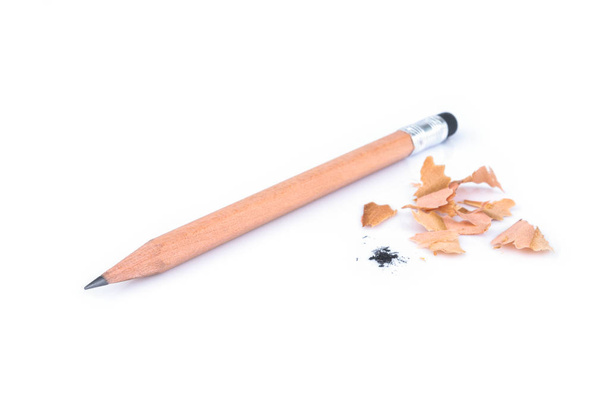 Изолированный карандаш на белом фоне
 - Фото, изображение